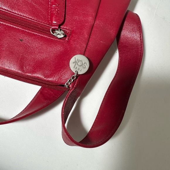 The Sak Rich Red Canvas Shoulder Bag - Picture 5 of 5